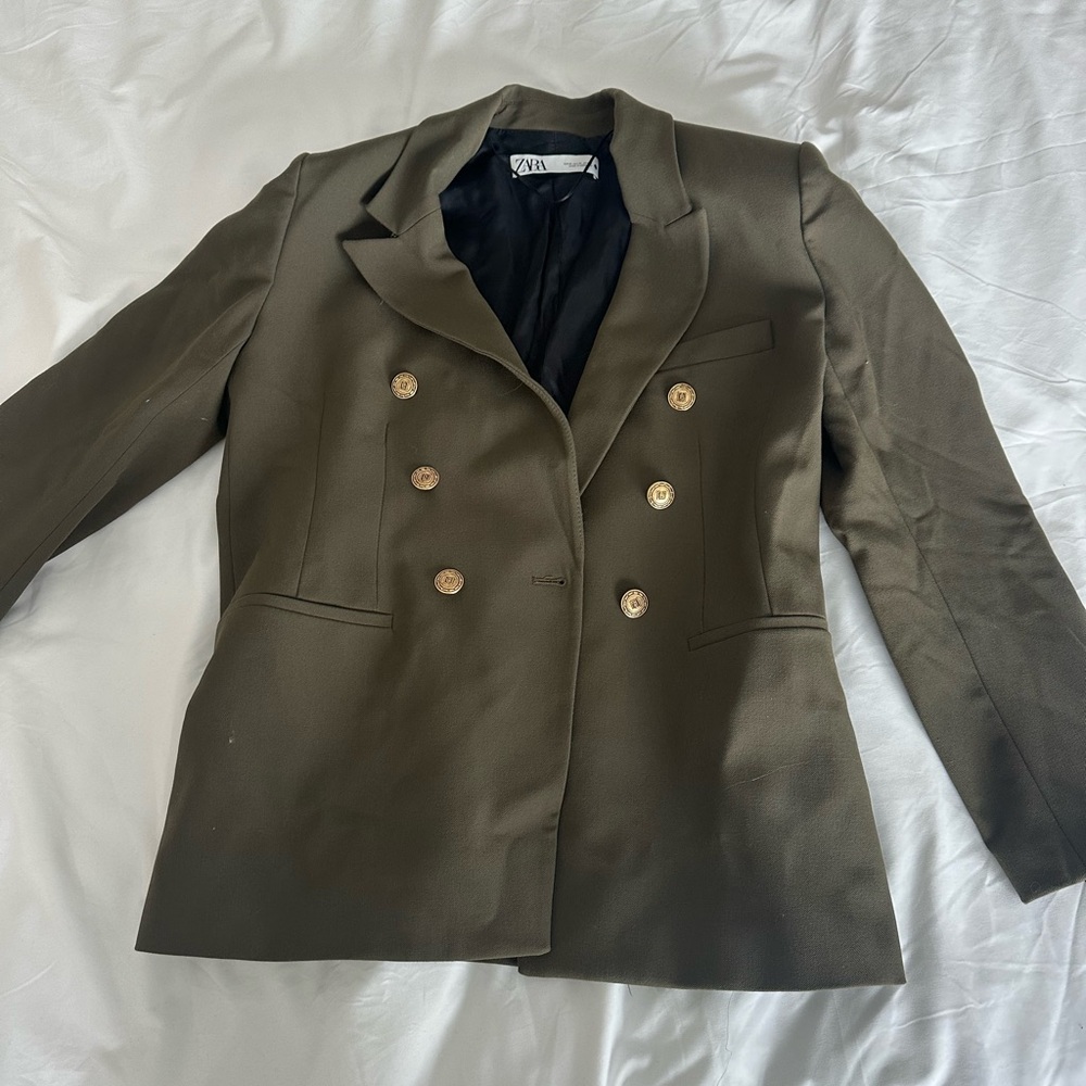 Zara dark green blazer